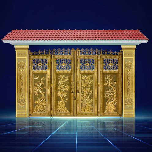 Four Seasons Cast Aluminum Gate