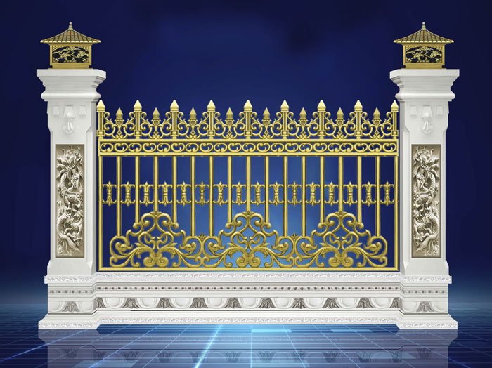 Villa Cast Aluminum Fence