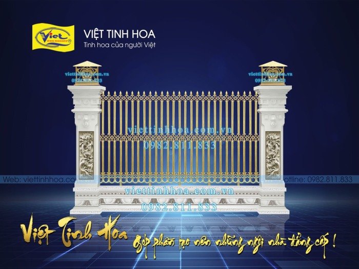Villa Cast Aluminum Fence