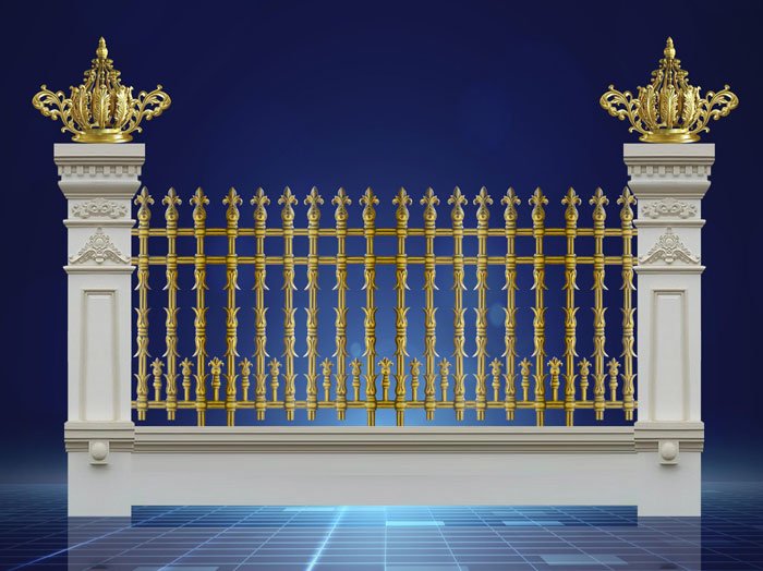 Villa Cast Aluminum Fence