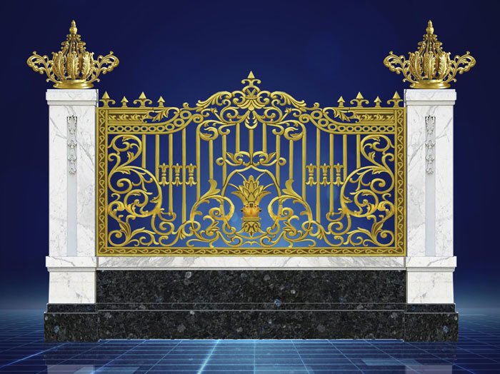 Villa Cast Aluminum Fence
