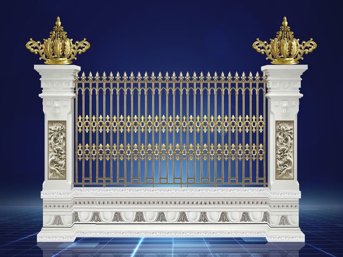 Villa Cast Aluminum Fence