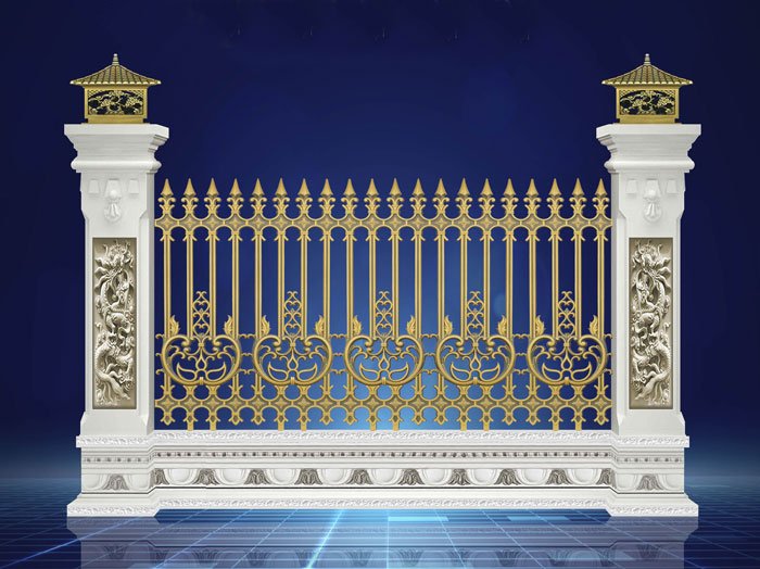 Villa Cast Aluminum Fence