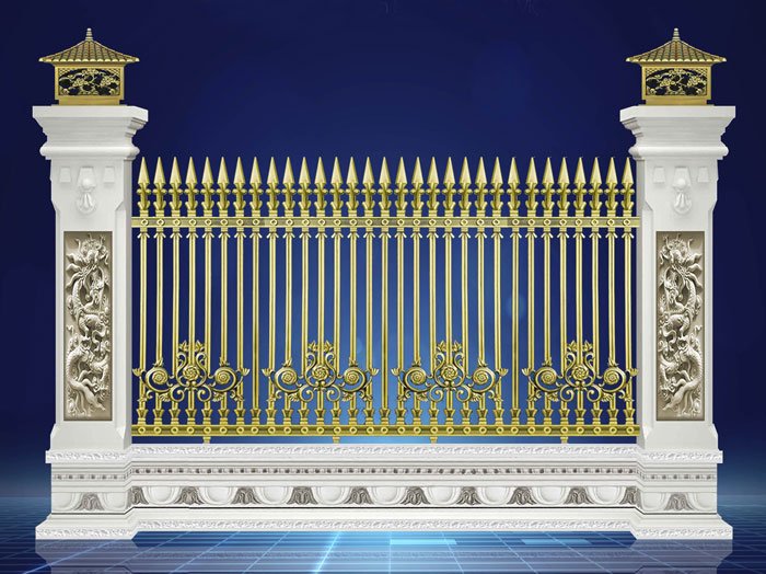 Villa Cast Aluminum Fence
