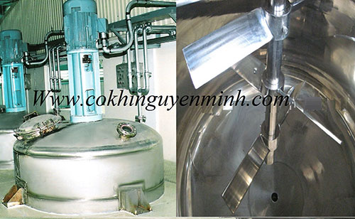 Stainless steel mixing tank