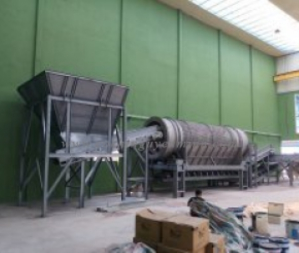 Waste treatment line
