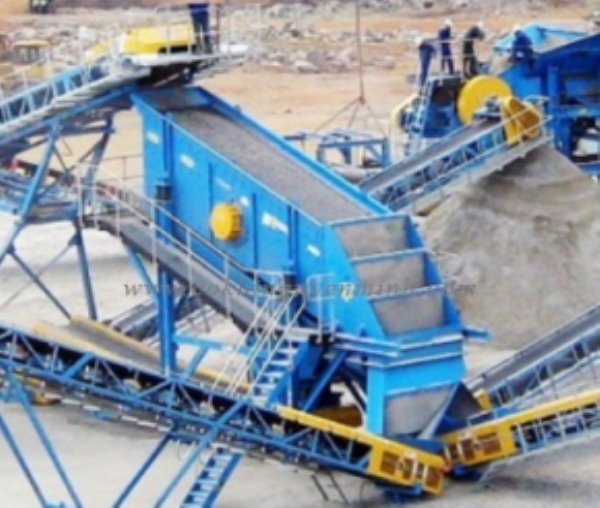 Stone crushing line