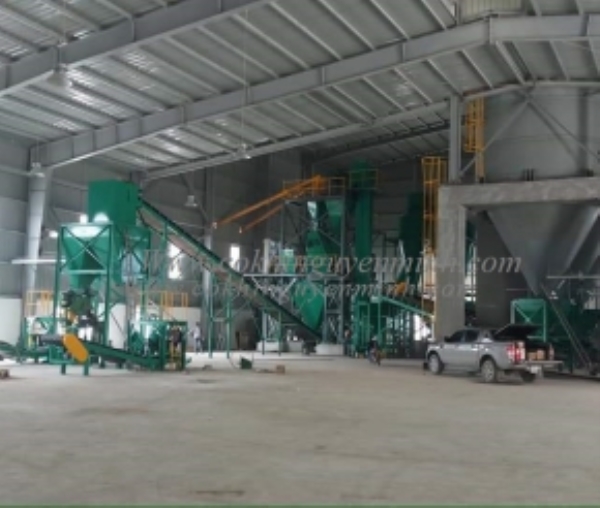 Dry mortar production line