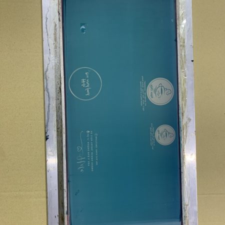 Screen exposure for milk tea cup printing frames