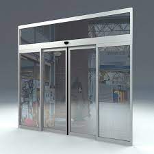 Automatic glass door