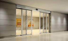 Automatic glass door