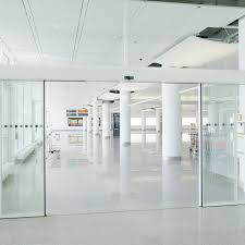 Automatic glass door