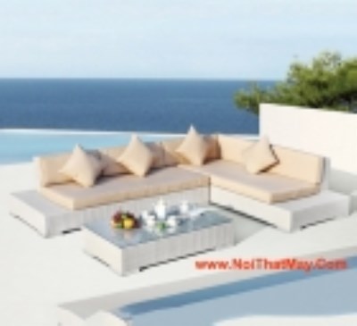 Poly- rattan Sofa