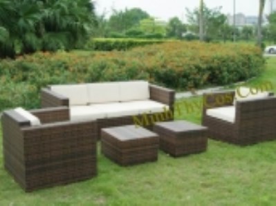 Poly- rattan Sofa
