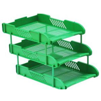 3-floor plastic tray