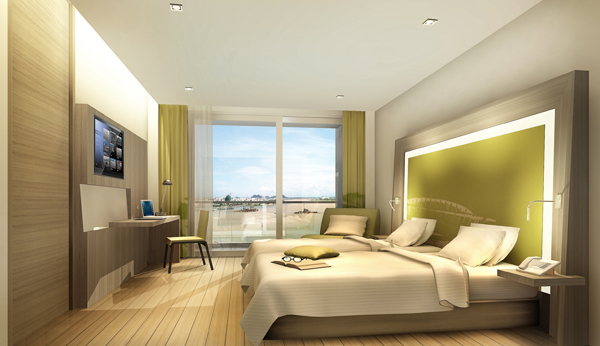 Serviced-apartment - Twin Bedroom