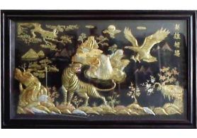 Bronze Anh Hung Tuong Ngo painting