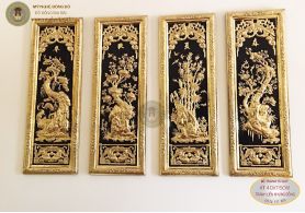 Bronze Gold Quartet Painting