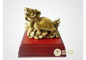 Bronze turtle statue