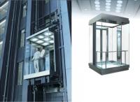 Glass elevator