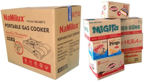 Flexo printing cardboard boxes
