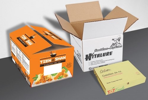 Offset printing cardboard box