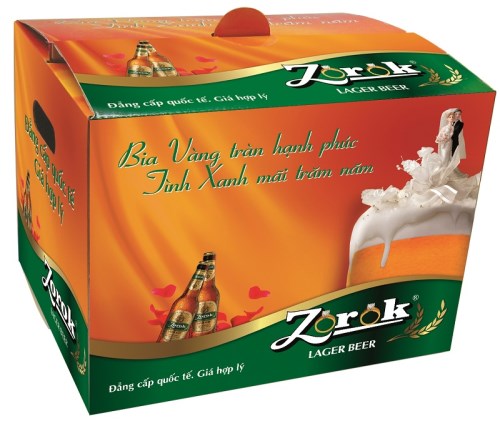 Offset printing cardboard box
