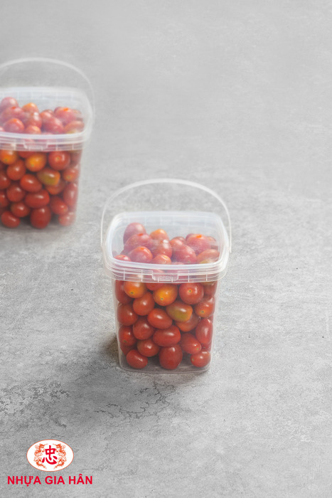 Square plastic bucket 1000ml