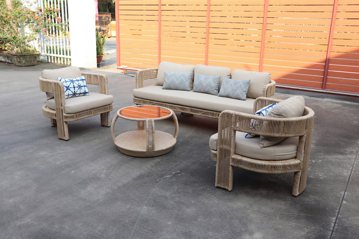 Poly Rattan Sofa Set- PRSF-213
