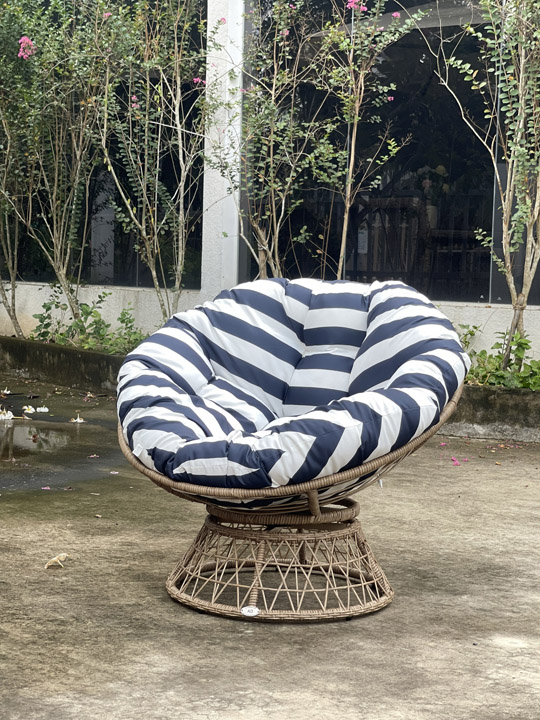 Poly Rattan Swivel Chair- SWC-004