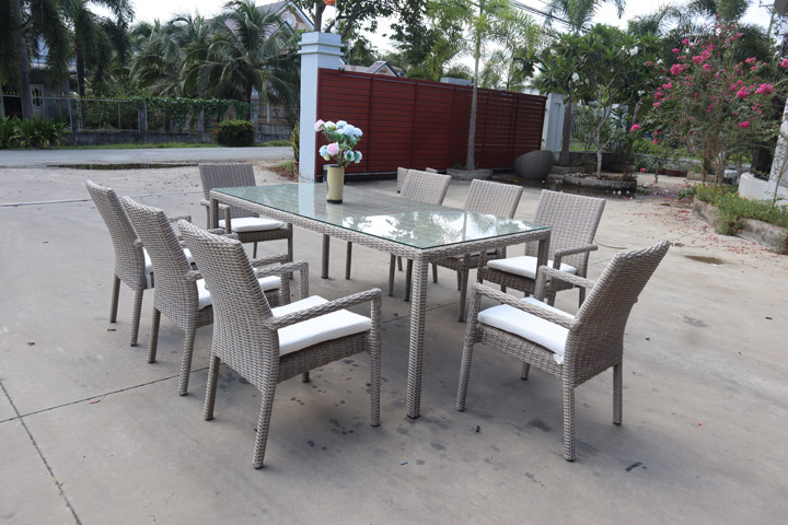 Poly Rattan Dinning Set- PRCF-GJ1