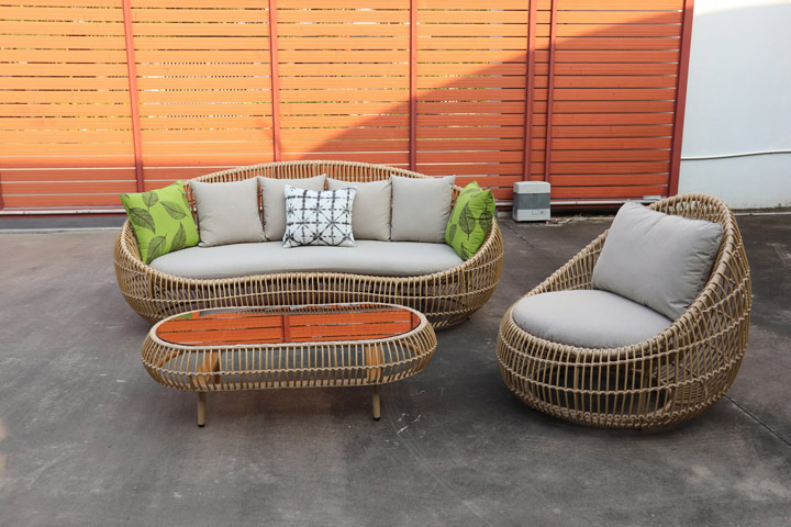Poly Rattan Sofa Set - PRSF-214