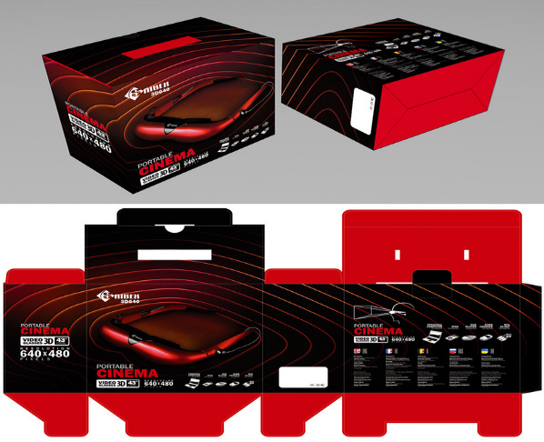 Offset printed paper box