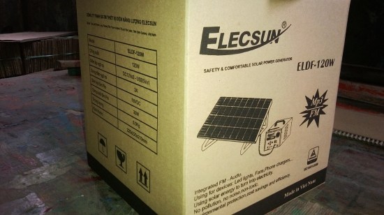 Cardboard packaging