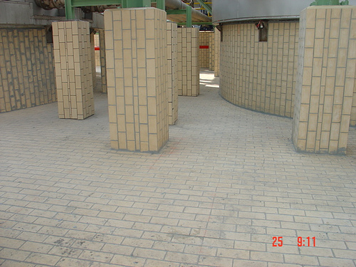 Alkali resistant bricks