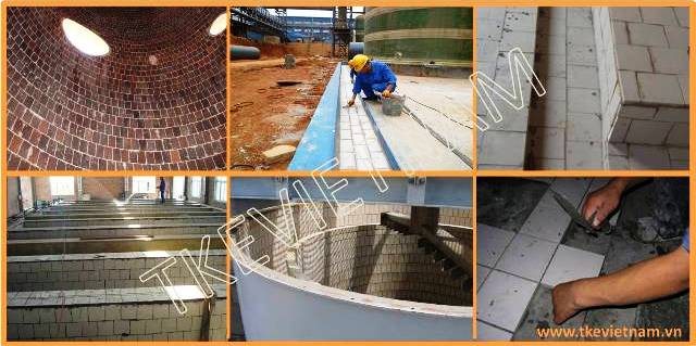 Acid resistant bricks