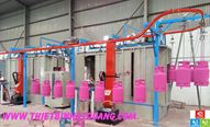 Powder coating line