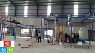 Powder coating line