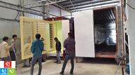 Powder coating line