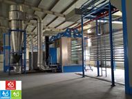 Powder coating line
