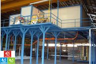Powder coating line