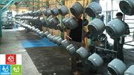 Powder coating line