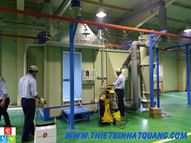 Powder coating line