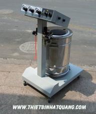 Powder coating gun