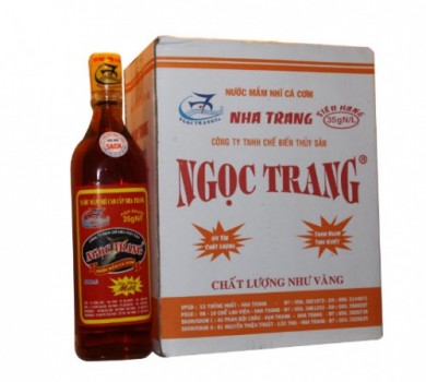Carton packaging for fish sauce