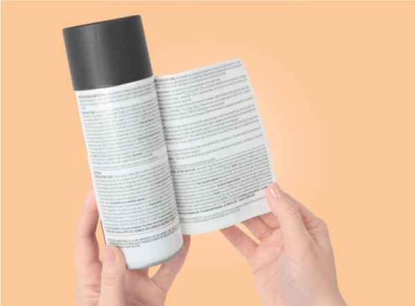 Expanded content label printing