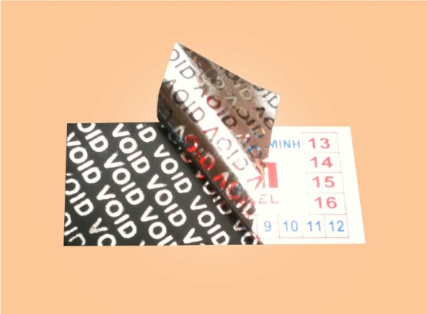 Void Open label printing