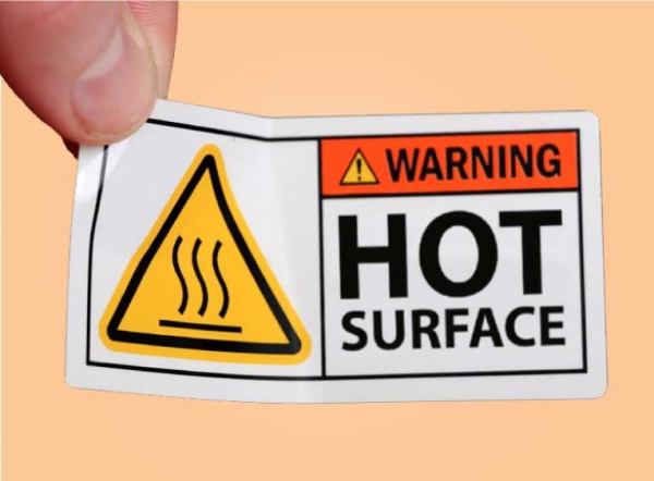 Special chemical label printing