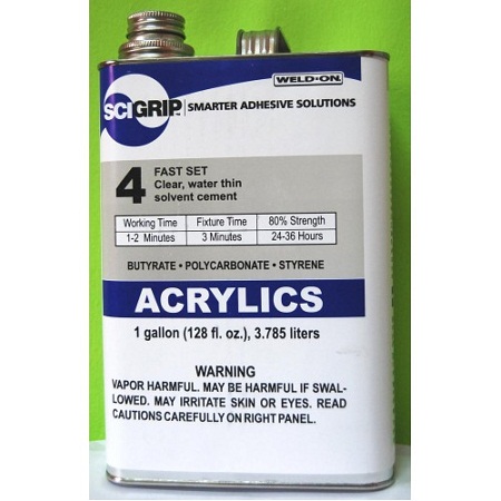 Mica adhesive weld-on