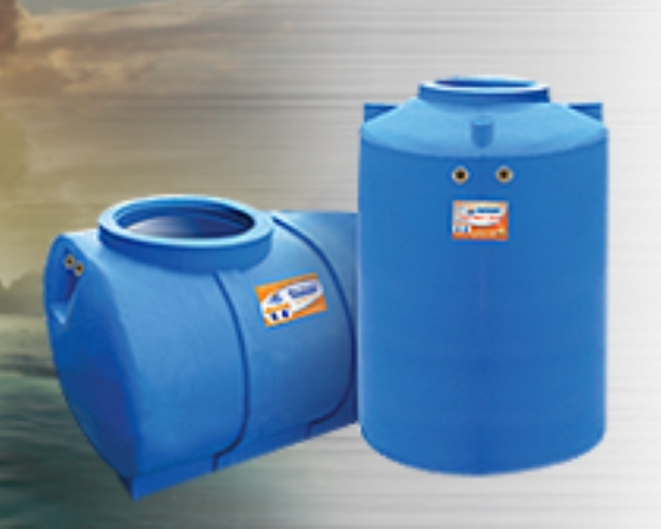Tan A plastic water tank
